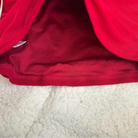 SHEIN Red Crop Top with Mesh - Picture 11 of 12